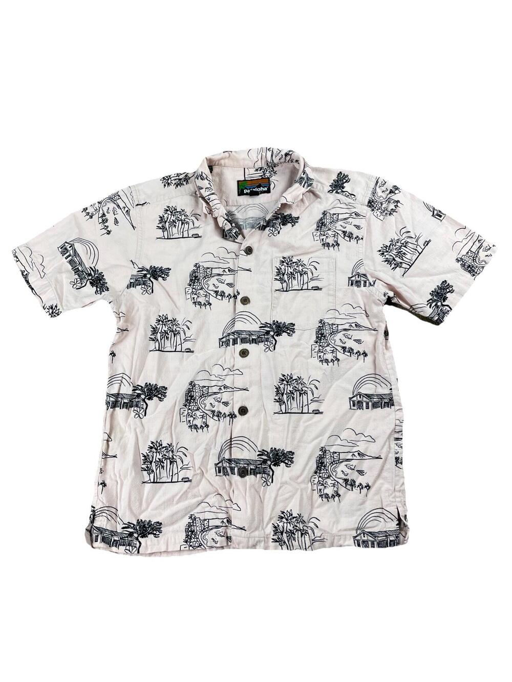 Patagonia Pataloha Kaka'ako 2020 Button Up Terry Cloth Shirt Limited Size XS